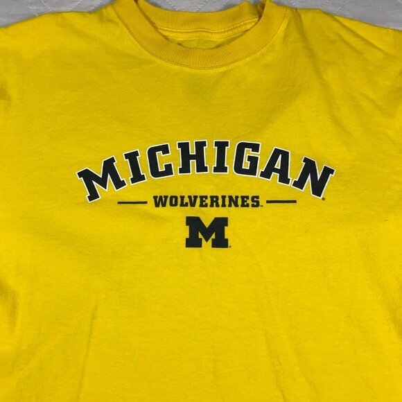 Michigan Wolverines‎ bright yellow T shirt XL - Picture 2 of 4